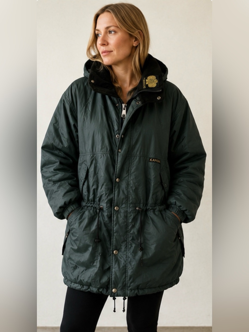 Vintage 1990s KANUK Montreal Winter Parka Size 3 – Gold Owl Logo